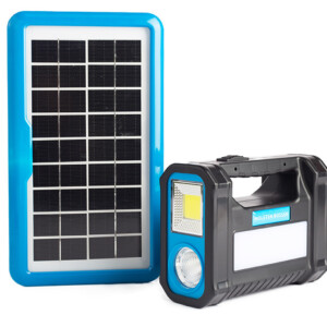Ładowarka solarna powerbank panel solar kempingowy zestaw żarówki xl - miniatura 2