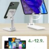 Stojak podstawka uchwyt na tablet telefon na biurko składana 4-13" miętowy - miniatura 6