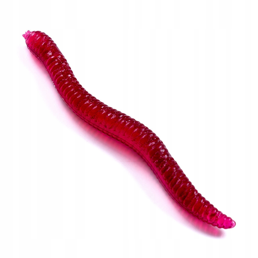 Sztuczne robaki czerwone dżdżownica dendrobena gnojak rosówki 3.5cm 100x - zdjęcie 9