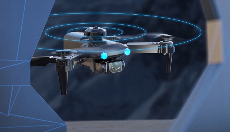 Dron z dwoma kamerami h8 pro gps 4k wifi 3 baterie 2km fpv etui na prezent - obrazek 8