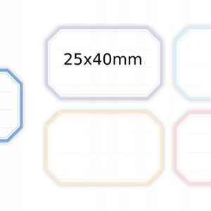Niimbot naklejki seria d/b 25*40 160x do zeszytów