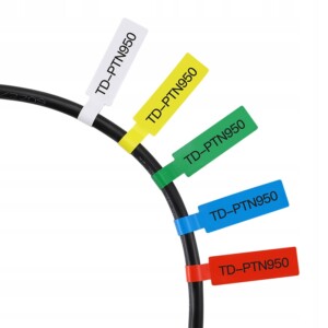 Niimbot etykiety naklejki do b18 n1 białe do kabli - miniatura 2