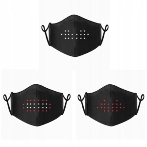 Maska led rozpoznawanie głosu usb pm2.5 n95 ffp2 - miniatura 8
