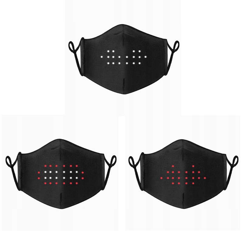 Maska led rozpoznawanie głosu usb pm2.5 n95 ffp2 - zdjęcie 8