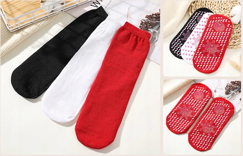 Grzejące skarpety magnetyczne jesienno-zimowe anty - obrazek 6