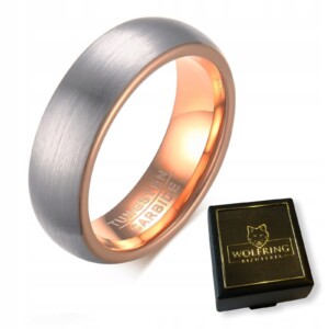 Obrączka pierścień z wolframu wolfring eu19 us09