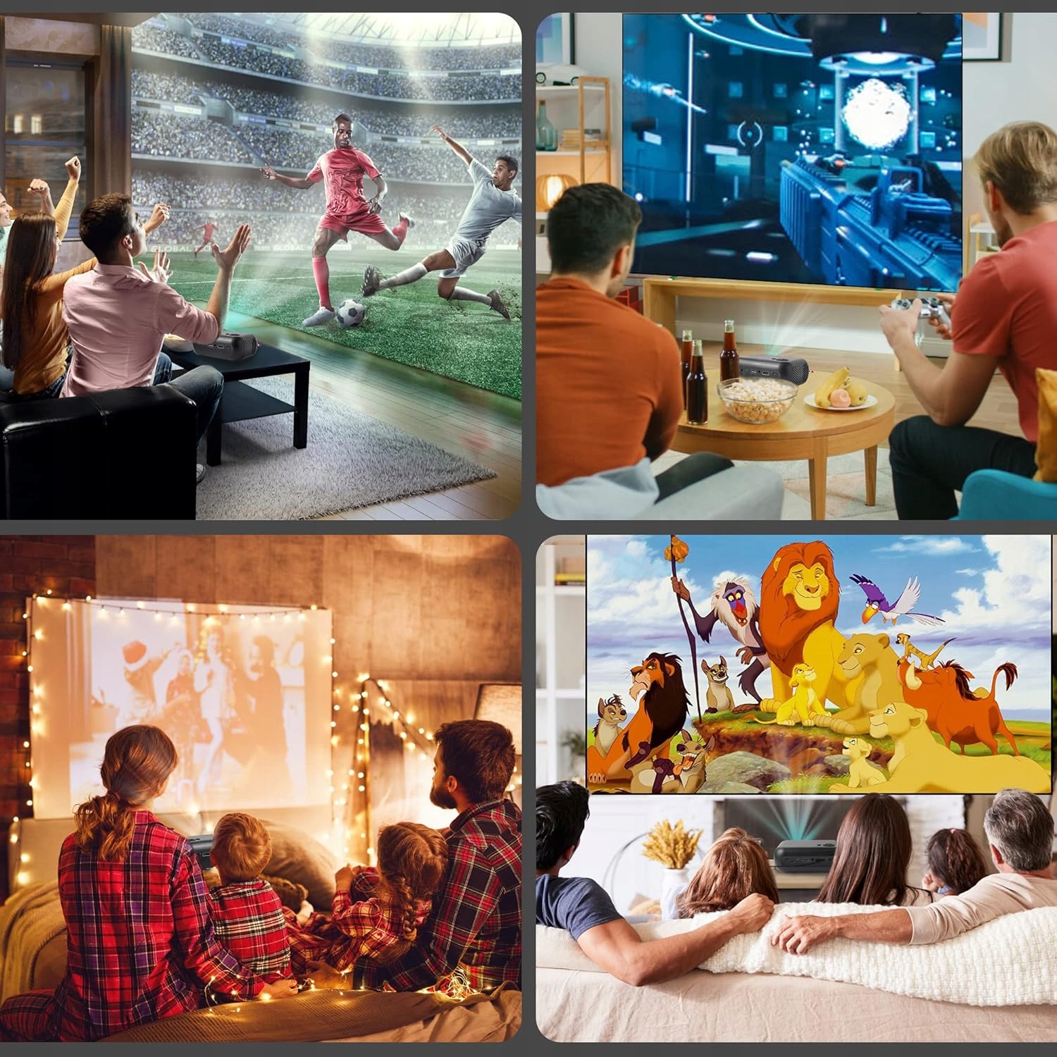 Przenośny projektor rzutnik z pilotem itimport do 170 cali bluetooth fullhd - obrazek 6