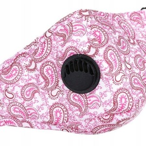 Komplet maska damska + 3x filtr hepa pm 2.5 węgiel - miniatura 2