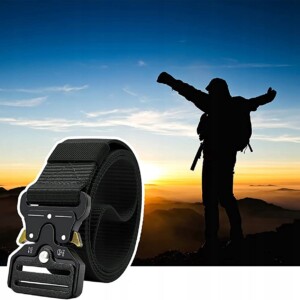 Pas pasek taktyczny wojskowy militarny survivalowy nylonowy mocny 125 cm - miniatura 11