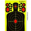 Tarcze strzeleckie rozpryskowe samoprzylepne splatter zaklejki 37x24cm 10x - miniatura 5