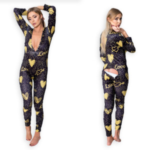 Piżama damska prezent na walentynki dla dziewczyny rozpinana love xl - miniatura 2