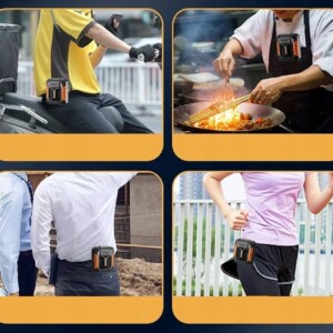 Wiatrak mobilny turystyczny usb wentylator kemping sportowy na pasek upał - miniatura 12