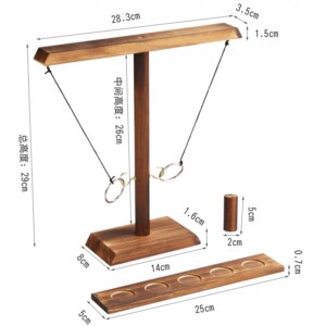 Ring toss gra imprezowa alko rzucanie pierścieniami zaczepić zręcznościowa - miniatura 12