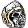 Pierścień sygnet motocyklisty route 66 biker 247 - miniatura 1