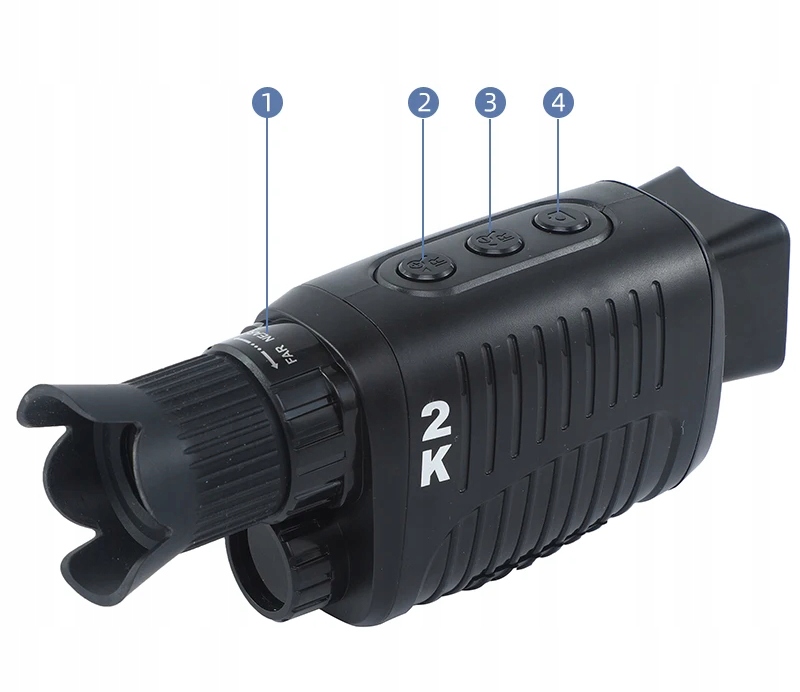 Noktowizor 7-poziomów do 800m 5x zoom led fullhd 1080p usb cyfrowy 128gb - obrazek 12