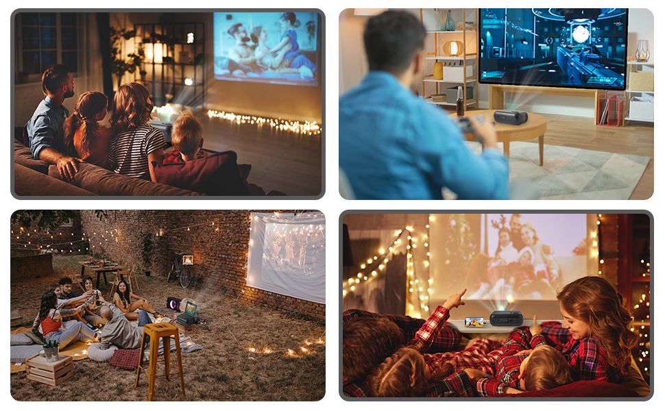 Przenośny projektor rzutnik z pilotem itimport do 170 cali bluetooth fullhd - obrazek 12