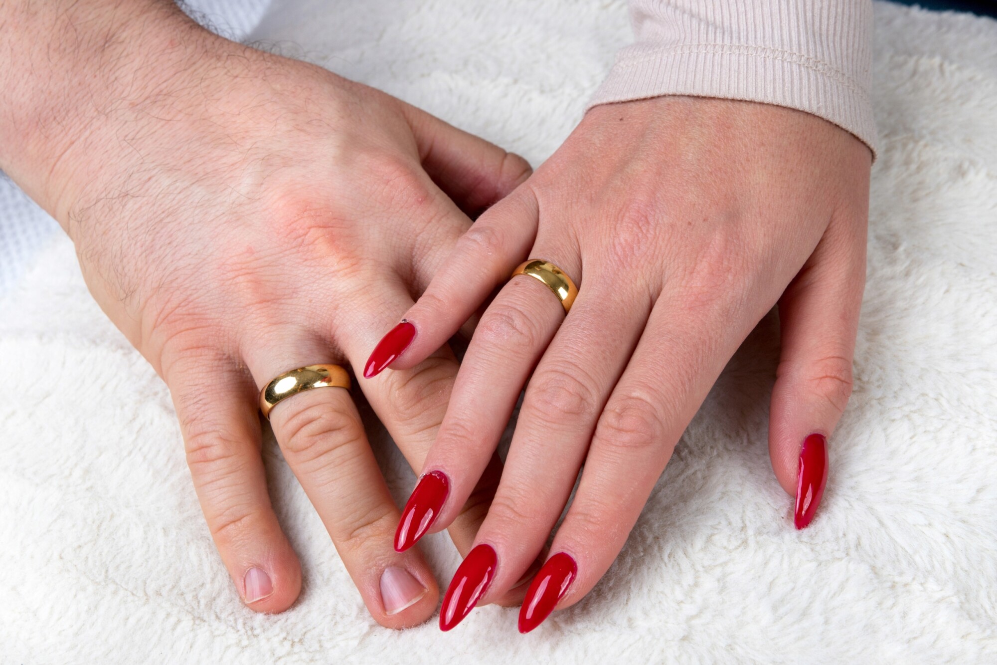 Złote obrączki ślubne klasyczne stal 316l obrączka 1 sztuka piękna - obrazek 2