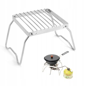 Podstawka pod kuchenkę turystyczną palnik ognisko na garnki do gotowania