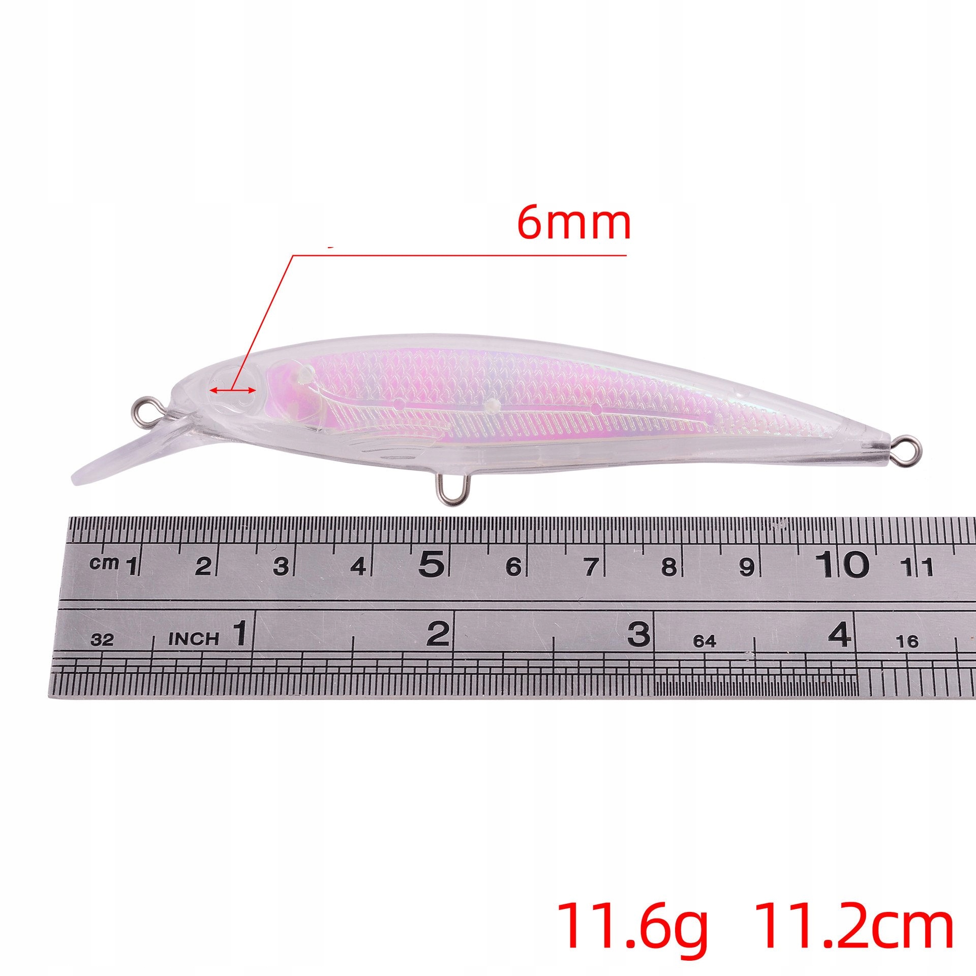 Korpus wobler szczupak sandacz okoń zrób to sam malowania 11cm 11.6g 10szt - zdjęcie 4