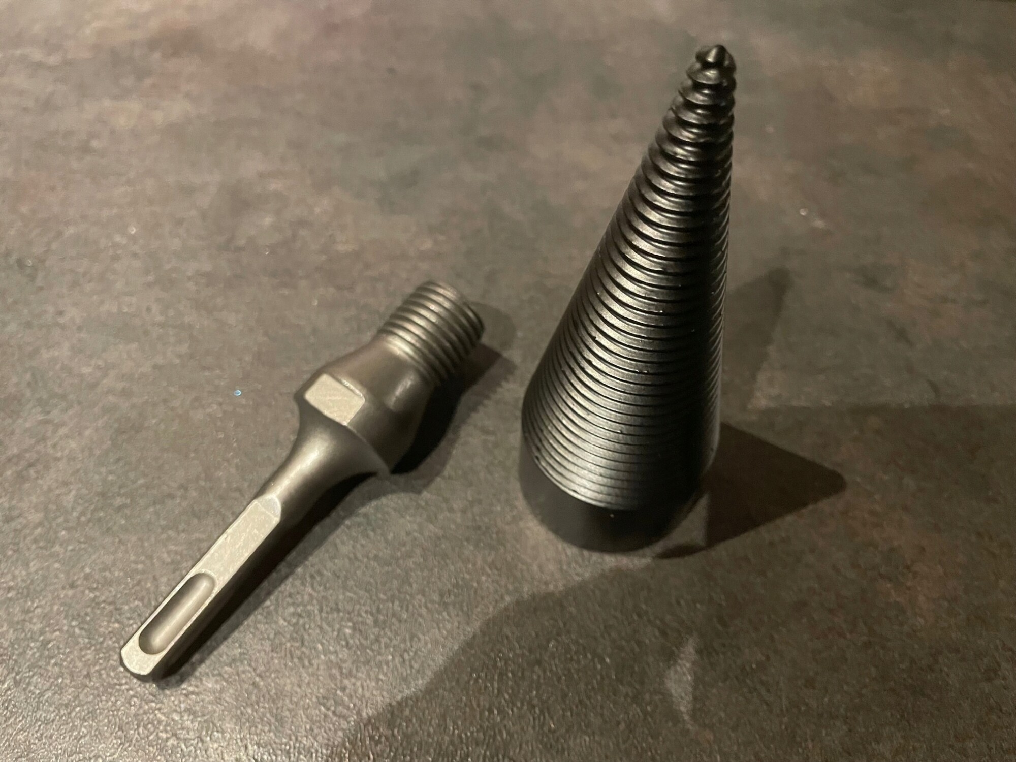 Świder łuparka do drewna stożek 45mm wiertło xxxl - obrazek 6