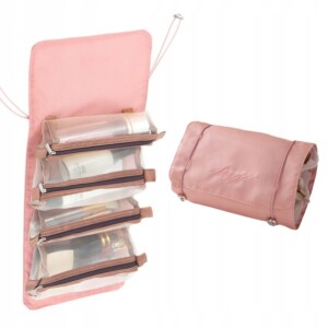 Kosmetyczka podróżna rozkładana wisząca damska xl
