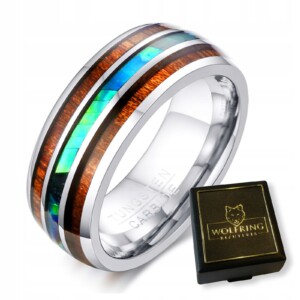 Obrączka pierścień z wolframu wolfring eu19 us09