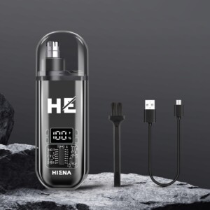 Golarka do nosa uszu męska podróżna trymer akumulator usb typ-c 6000rpm - miniatura 11