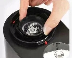 Elektryczny młynek do mielenia kawy żarnowy 180w automatyczny +34 poziomy - miniatura 3