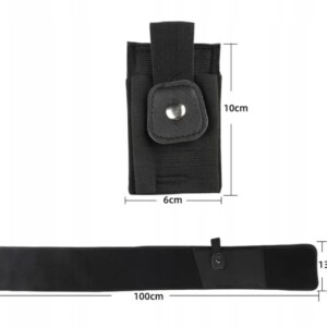 Kabura pas do 110cm na broń pistolet uniwersalny i magazynek mocny rzep - miniatura 4