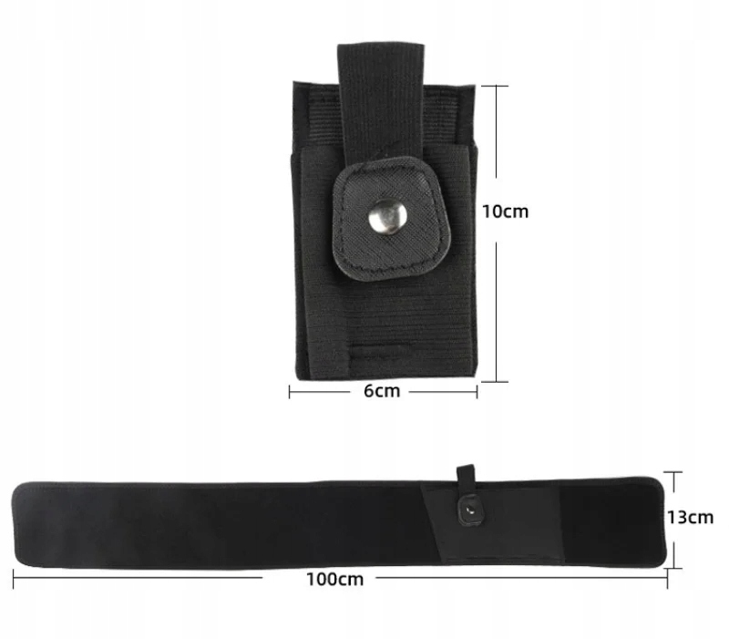 Kabura pas do 110cm na broń pistolet uniwersalny i magazynek mocny rzep - obrazek 4