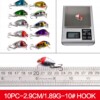 Zestaw woblerów na szczupaka sandacz okoń przynęty 56szt 2-8.5g 3-10cm - miniatura 10