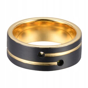 Obrączka pierścień z wolframu wolfring eu19 us09 - miniatura 3