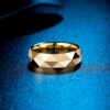Obrączka pierścionek wolfram biżuteria wolfring złota eu25 us11 - miniatura 6