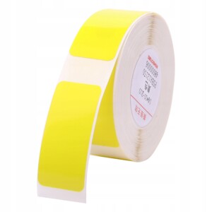 Niimbot etykiety naklejki 14x30mm 190szt żółte do drukarki b18 n1