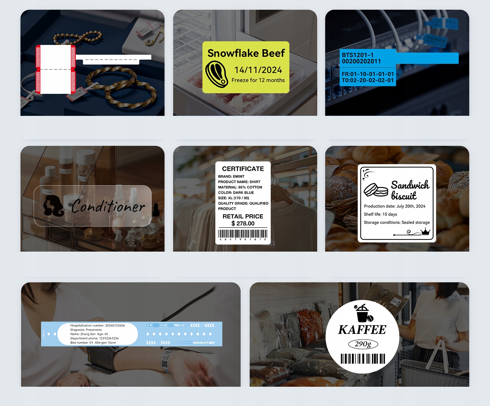 Mobilna drukarka termiczna etykiety naklejki niimbot k3 listy przewozowe - obrazek 13