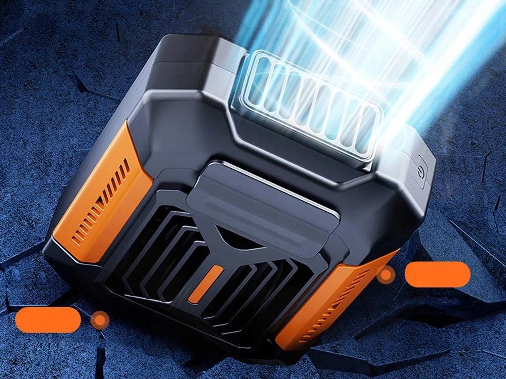 Wiatrak mobilny turystyczny usb wentylator kemping sportowy na pasek 24h - obrazek 15