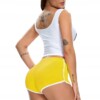 Szorty damskie sportowe wygodne spodenki żółte l - miniatura 8