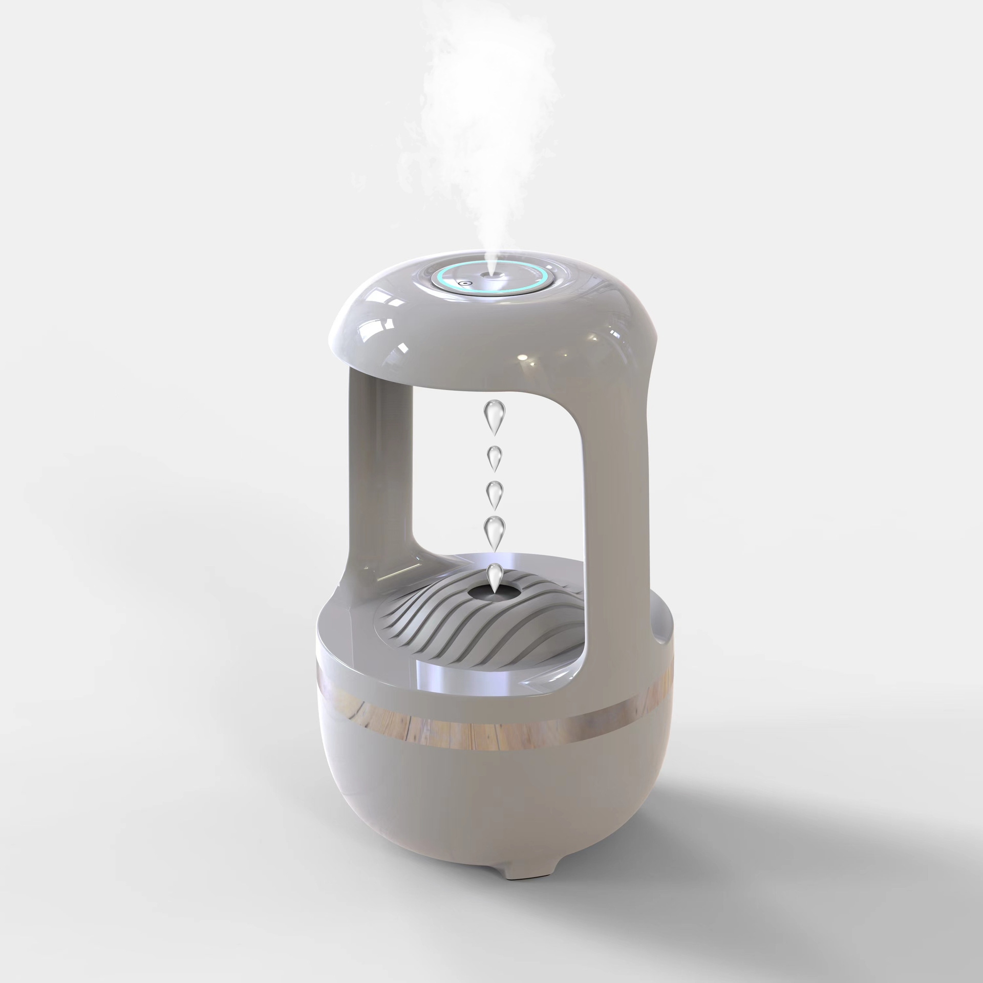 Nawilżacz powietrza ultradźwiękowy jonizator aromaterapia dyfuzor led - zdjęcie 6