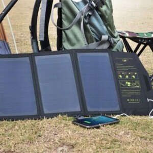 Ładowarka solarna allpowers 21w panele słoneczne najlepsze biwak kemping - miniatura 9