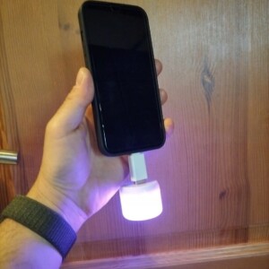 Lampka led rgb tęczowa usb android micro telefon - miniatura 8