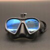Zestaw maska nurkowa z rurką snorkeling szkło hartowane uchwyt kamera - miniatura 6