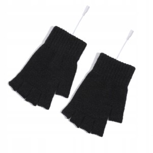 Rękawiczki podgrzewane usb zimowe akrylowe podgrzewane uniwersalne prezent - miniatura 8