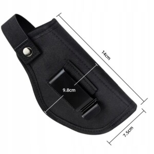 Kabura pistolet asg uniwersalna iwb zewnetrzno-wewnętrzna glock 9mm 38 357 - miniatura 5
