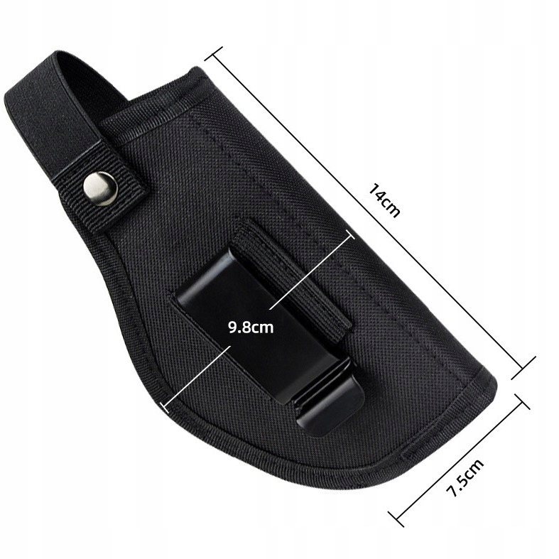 Kabura pistolet asg uniwersalna iwb zewnetrzno-wewnętrzna glock 9mm 38 357 - obrazek 5