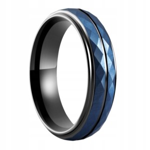 Pierścień obrączka z wolframu wolfring eu19 us09 - miniatura 3