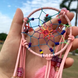 Pióropusz opaska do włosów łapacz snów piórka a18 - miniatura 8