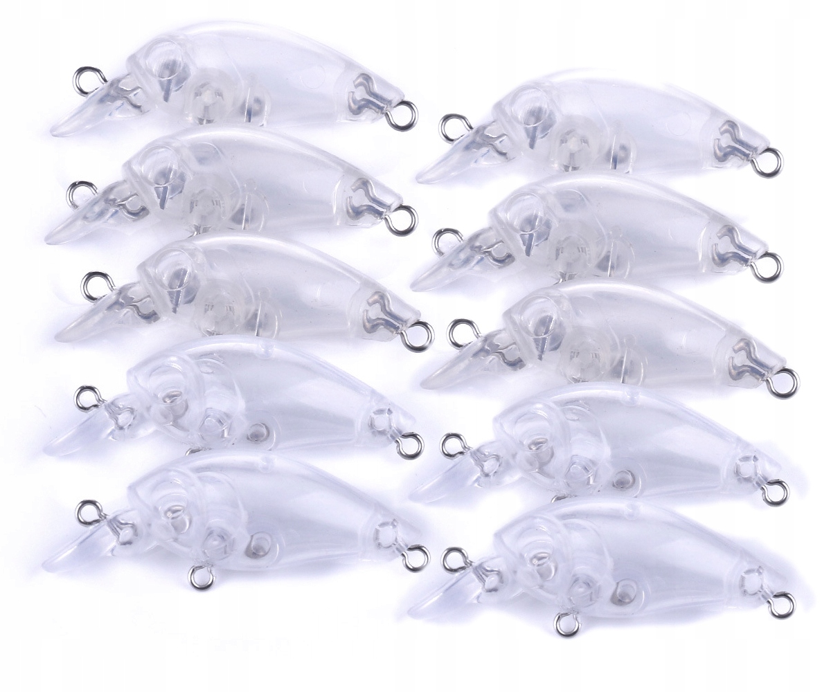 Korpus wobler szczupak sandacz okoń zrób to sam do malowania 4.5cm 4g 10szt - zdjęcie 1