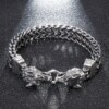 Bransoleta wikingów wilki nordycka amulet 316l 215 - miniatura 7