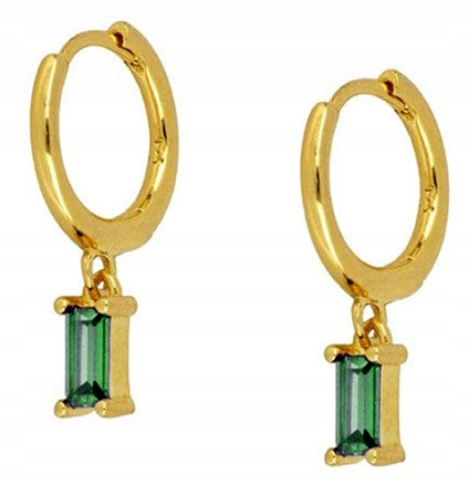 Kolczyki miedziane modne klasyczne k10 złototurkus