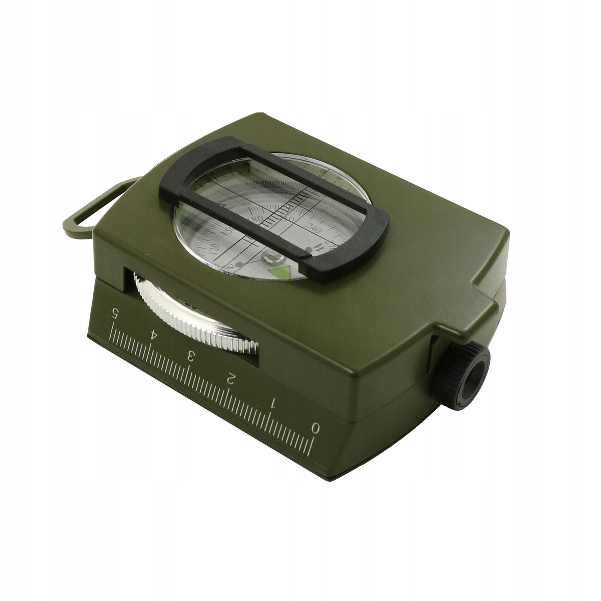 Kompas profesjonalny wojskowy busola pryzmatyczny mapowy metalowy - obrazek 6